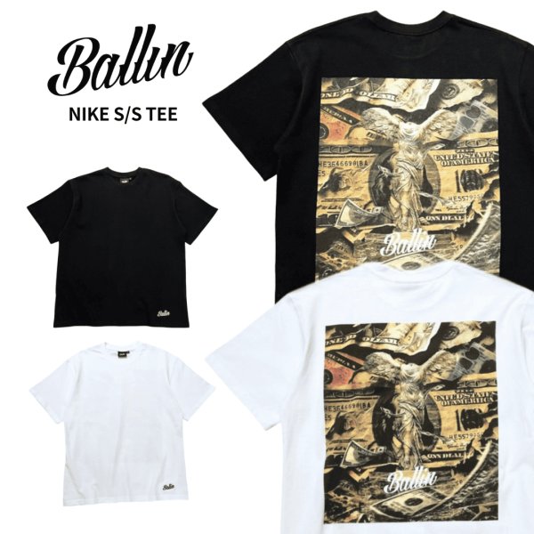 画像1: BALLIN【NIKE S/S TEE】Tシャツ 半袖 ワイドシルエット ボーリン ニケ ヒップホップ HIPHOP NY ヘビーウェイト (1)