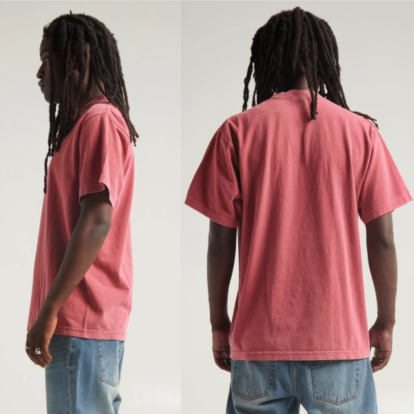 画像6: SHAKA WEAR シャカウエア 【7.5oz GARMENT DYE カラー1】  ヘビーウェイト 半袖 Tシャツ  厚手 無地 メンズ 大きいサイズ ヘビーオンス チカーノ ローライダー (6)