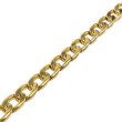 画像8: チェーン ブレスレット 【 MIAMI CUBAN キューバン 】  約21cm ステンレス・スティール 表面ゴールドメッキ CHAIN BRACELET (8)