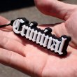 画像7: ラバーキーチェーン 【 LOGO 】 キーホルダー キーリング ストリート HIPHOP  【 CRIMINAL クリミナルオリジナル】 W8cm (7)