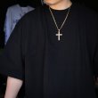 画像14: KINGICE キングアイス ネックレス【Cross of Centrality クロス】表面14Kゴールドコーティング ブリンブリン ヒップホップ HIP HOP メンズ アクセサリー ペンダント ロサンゼルス 十字架 (14)