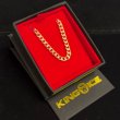 画像5: KINGICE キングアイス ネックレス【 マイアミキューバン リンク チェーン / 2サイズ 】 表面 14Kゴールドコーティング NECKLACE (5)