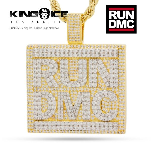 画像1: KINGICE キングアイス ネックレス【RUN DMC/クラシックロゴ】 限定コラボ (1)