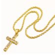 画像2: ミニペンダント ネックレス 【クロス CROSS】 十字架 ミニネックレス チェーンネックレス MINI PENDANT NECKLACE 男女兼用 メンズ レディース アクセサリー ジュエリー ヒップホップ HIPHOP B系 (2)