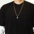 画像3: ミニペンダント ネックレス 【クロス CROSS】 十字架 ミニネックレス チェーンネックレス MINI PENDANT NECKLACE 男女兼用 メンズ レディース アクセサリー ジュエリー ヒップホップ HIPHOP B系 (3)