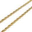 画像8: チェーン ネックレス 【 ROPE ロープ 】  約75cm ステンレス・スティール 表面ゴールドメッキ NECKLACE (8)