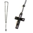 画像6: ROZARIO ロザリオ ネックレス 【BLACK ブラック】 クロス NECKLACE Rosary Cross (6)