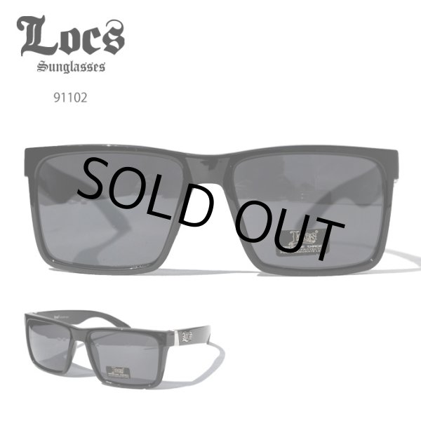 画像1: LOCS  ローク サングラス【 91102 】 チカーノ チョロ ローライダー ギャングスタ グラサン 眼鏡 UV400 SUNGLASSES (1)