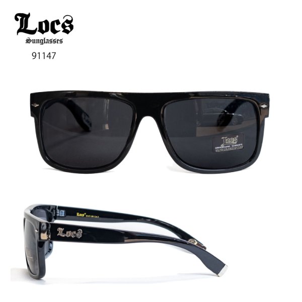 画像1: LOCS  ローク サングラス【 91147 】 チカーノ ローライダー 西海岸 眼鏡 SUNGLASS (1)