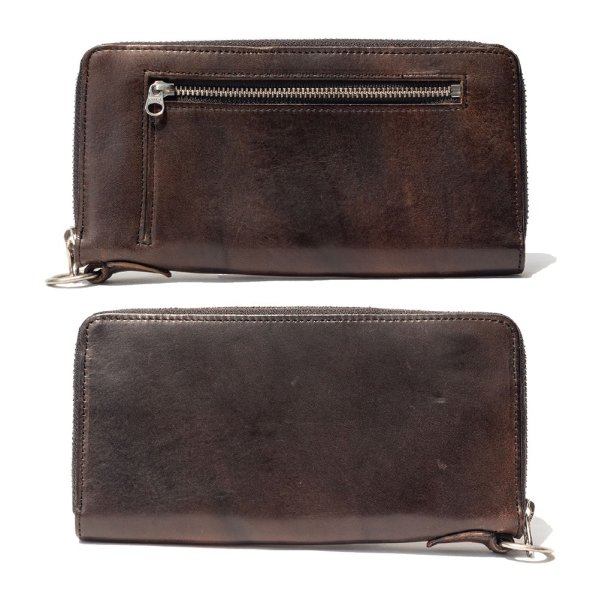 画像2: 【一点モノ】財布 革財布 【長財布 / 55】 レザーアイテム レザー小物 革製品 本革 LEATHER ウォレット メンズ ユニセックス (2)