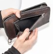 画像9: 【一点モノ】財布 革財布 【長財布 / 55】 レザーアイテム レザー小物 革製品 本革 LEATHER ウォレット メンズ ユニセックス (9)