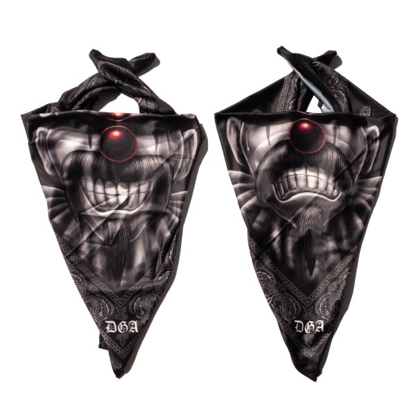 画像3: DGA ディージーエー 【Face Cover DRAMA/CLOWNS】 マスク フェイスカバー バンダナ チカーノ HIPHOP ウエストコースト メンズ ユニセックス (3)