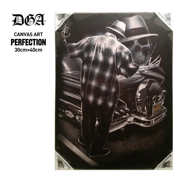 画像1: DGA ディージーエー 【Canvas Art PERFECTION】 アート キャンバスアート インテリア 模様替え アートパネル チカーノ ウエストコースト HIPHOP ローライダー アメリカ雑貨 (1)