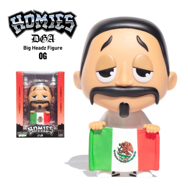 画像1: HOMIES ホーミーズ 【フィギュア OG】 小物 雑貨 人形 インテリア 置物 ギフト プレゼント チカーノ ローライダー HIPHOP アニメ アメリカ雑貨 (1)