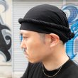 画像6: 【 ターバンドゥーラグ 】 新作 DU-RAG 無地 黒 DURAG ドゥラグ インナー 帽子 TURBAN DURAG (6)