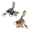 画像2: キーチェーン キーホルダー レザー 革製品 キーリング メンズ ユニセックス ギフト アクセサリー (2)