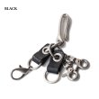 画像3: キーチェーン キーホルダー レザー 革製品 キーリング メンズ ユニセックス ギフト アクセサリー (3)