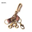 画像4: キーチェーン キーホルダー レザー 革製品 キーリング メンズ ユニセックス ギフト アクセサリー (4)