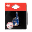 画像2: MLB オフィシャルグッズ 【 LA ドジャース ピンバッジ 2 】 フォームフィンガー #1 FAN ロサンゼルス ロゴ 野球 ハットピン Lapel Pin (2)