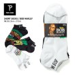 画像1: 【1点限り】Perri's Socks【 BOB MARLEY / Short Socks 3足入り 】 ワンサイズ 24cm〜27.5cm 靴下 ボブ・マーリー (1)