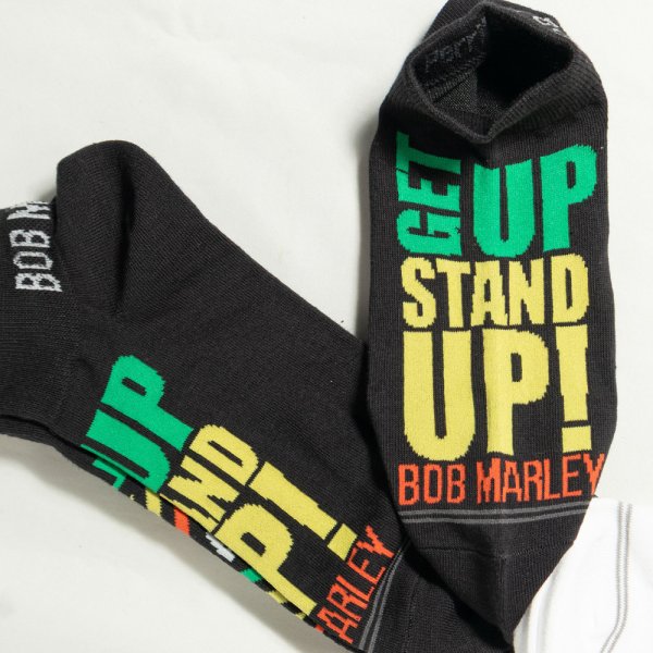 画像3: 【1点限り】Perri's Socks【 BOB MARLEY / Short Socks 3足入り 】 ワンサイズ 24cm〜27.5cm 靴下 ボブ・マーリー (3)