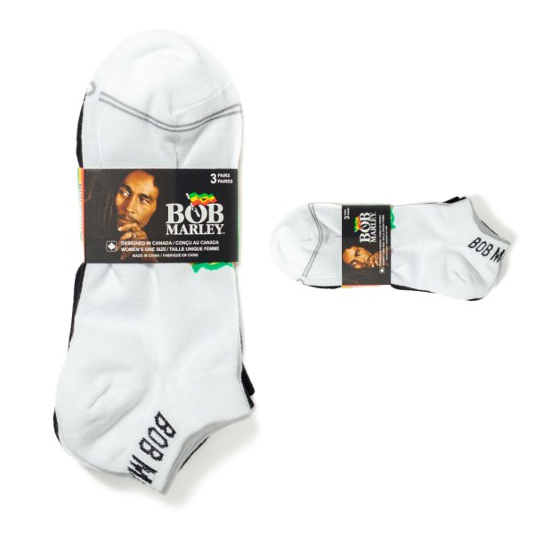 画像7: 【1点限り】Perri's Socks【 BOB MARLEY / Short Socks 3足入り 】 ワンサイズ 24cm〜27.5cm 靴下 ボブ・マーリー (7)