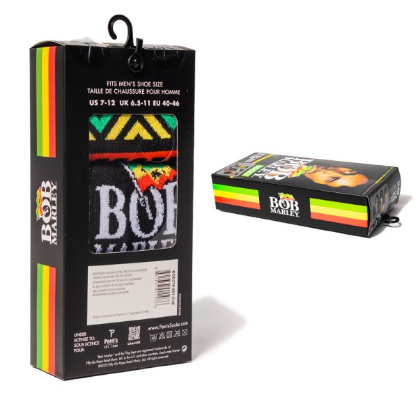 画像5: Perri's Socks ペリーズソックス 【BOB MARLEY 3-Pair Gift Box Set Crew Socks】 ボブマーリー ギフト プレゼント 靴下 3足セット ソックス クルーソックス メンズ HIPHOP ウエストコースト (5)