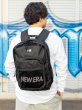 画像5: NEW ERA ニューエラ 【 キャンパスパック プリントロゴ 容量 35L 】 リュック アウトドア 通学 学生 スポーツ バッグパック 大容量 旅行 黒 無地 13517772 (5)