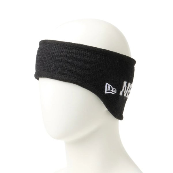 画像3: NEW ERA ニューエラ 【ニット イヤーウォーマー NEW ERAロゴ】 ニット 小物 防寒アイテム ヘッドバンド スポーツ ロゴ ギフト プレゼント ユニセックス (3)