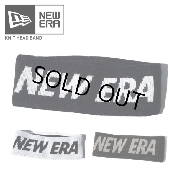 画像1: NEW ERA ニューエラ 【ニットヘアバンド ロゴ】 ヘッドバンド フリース素材 スポーツ (1)