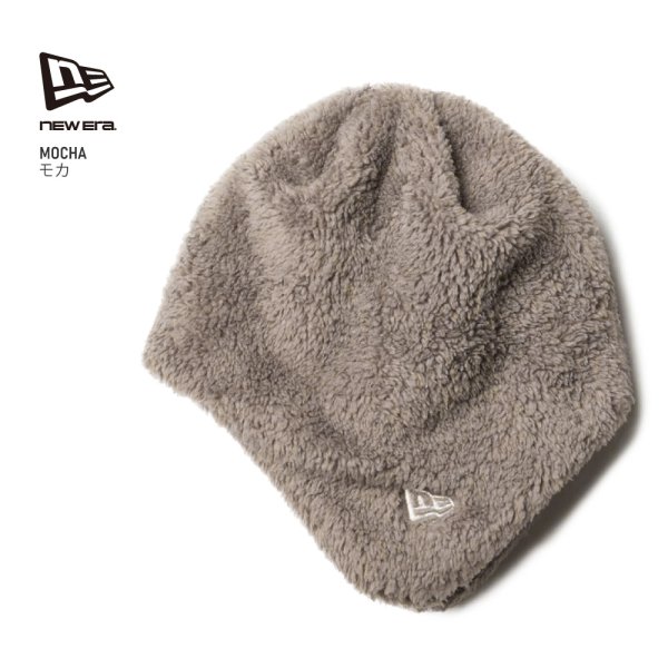 画像10: NEW ERA ニューエラ ニットキャップ 【イヤーフラップ ビーニー Mink Fleece】 フリース 防寒 冬小物 ニット帽 スノーボード スキー アウトドア 無地 ユニセックス (10)