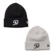 画像2: NEW ERA ニューエラ ニットキャップ 【ベーシック カフニット ロサンゼルス・ドジャース シティーコネクトロゴ】 ニット帽 カフニット 防寒 冬小物 スノーボード スキー 無地 ユニセックス ブラック 刺繍 (2)