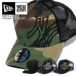 画像1: NEW ERA ニューエラ キャップ 【9FORTY A-Frame トラッカー Battalion ニューヨーク・ヤンキース バタリオン】 メッシュキャップ 帽子 (1)