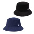 画像2: NEWERA ニューエラ ハット 【 バケット01 Tropical ブラック ネイビー 】トロピカル ニット素材 Bucket-01 HAT (2)