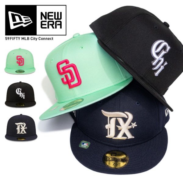 画像1: NEW ERA ニューエラ キャップ 【 59FIFTY オンフィールド 2024 MLB City Connect  】シティコネクト SOX SD TEX 帽子 NEWERA CAP (1)