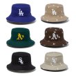 画像3: NEW ERA ニューエラ ハット 【 バケット01 リバーシブル MLB ロゴ 】 コットン バケットハット 帽子 NEWERA HAT (3)