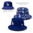 画像4: NEW ERA ニューエラ ハット 【 バケット01 リバーシブル MLB ロゴ 】 NY LA SOX NEWERA BUCKET01 HAT バケハ (4)