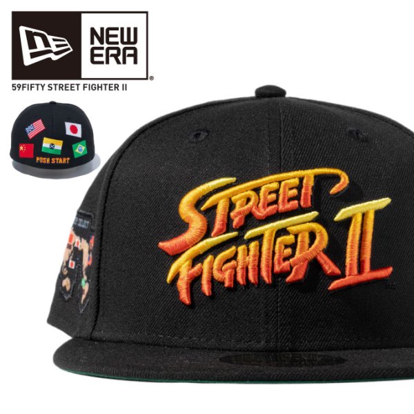 画像1: NEW ERA ニューエラ キャップ 【 59FIFTY ストリートファイターII 2P 】 スト2 コラボ NEWERA CAP 帽子 (1)