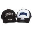 画像2: NEW ERA ニューエラ キャップ 【9FORTY A-Frame トラッカー Throw up Logo】 メッシュキャップ NEWERA CAP 940 メンズ ユニセックス ロゴ 帽子 (2)