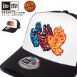 画像1: NEW ERA ニューエラ キャップ 【9FORTY A-Frame トラッカー SANTA CRUZ 3スクリーミングハンド】 サンタクルーズ キャラクター メッシュキャップ NEWERA CAP 940 メンズ ユニセックス ロゴ 帽子 (1)