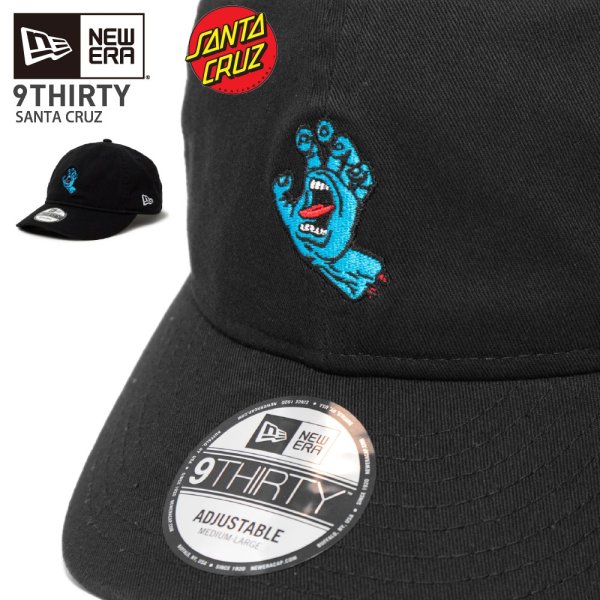 画像1: NEW ERA ニューエラ キャップ 【9THIRTY SANTA CRUZ スクリーミングハンド ミニロゴ】 サンタクルーズ キャラクター ローキャップ NEWERA CAP 930 メンズ ユニセックス ロゴ 帽子 (1)