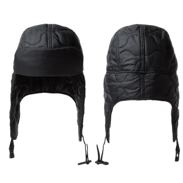 画像11: NEW ERA ニューエラ キャップ 【トラッパー Militaly Quilt Water Repellent】 フライトキャップ ミリタリー キルティング キルト 防寒 スノーボード スキー ウィンタースポーツ ユニセックス (11)