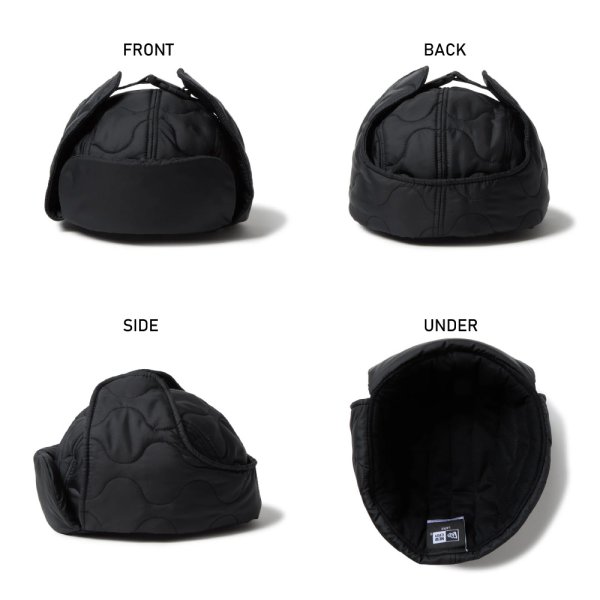 画像7: NEW ERA ニューエラ キャップ 【トラッパー Militaly Quilt Water Repellent】 フライトキャップ ミリタリー キルティング キルト 防寒 スノーボード スキー ウィンタースポーツ ユニセックス (7)