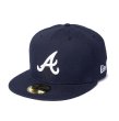 画像3: NEW ERA ニューエラ キャップ 【59FIFTY MLBオンフィールド アトランタ・ブレーブス】 3/8のみ ネイビー 帽子 NEWERA CAP (3)