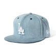 画像3: NEW ERA ニューエラ キャップ 【 59FIFTY LA デニム 】 ロサンゼルスドジャース NEWERA 帽子 大きいサイズ MLB ベースボールキャップ キャップ デニムキャップ 5950 (3)