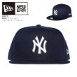 画像1: NEW ERA ニューエラ キャップ 【 59FIFTY NY オンフィールド 】 チームカラー オーセンティック ネイビー NEWERA CAP 帽子 (1)