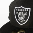 画像12: NEW ERA ニューエラ キャップ 【ラスベガス・レイダース / 59FIFTY 】  5950 黒 グレー RAIDERS NFL newera cap (12)