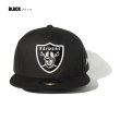 画像3: NEW ERA ニューエラ キャップ 【ラスベガス・レイダース / 59FIFTY 】  5950 黒 グレー RAIDERS NFL newera cap (3)