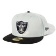 画像6: NEW ERA ニューエラ キャップ 【ラスベガス・レイダース / 59FIFTY 】  5950 黒 グレー RAIDERS NFL newera cap (6)