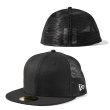 画像2: ニューエラ キャップ NEW ERA CAP 【 59FIFTY トラッカー メッシュ 無地 】 トラッカーキャップ メッシュキャップ 無地キャップ NEWERA 帽子 ベースボールキャップ (2)